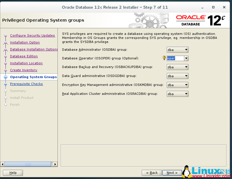 CentOS 7 安装 Oracle 12c 图文详解