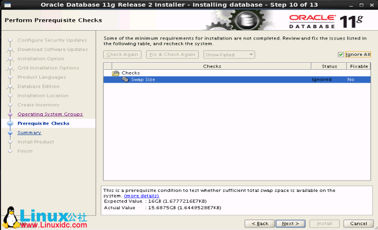 RHEL 6.5 安装 Oracle 11gR2 图解