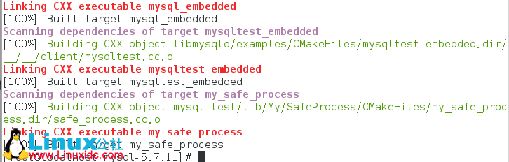 CentOS 7 下 mysql-community-5.7.11 编译安装详解