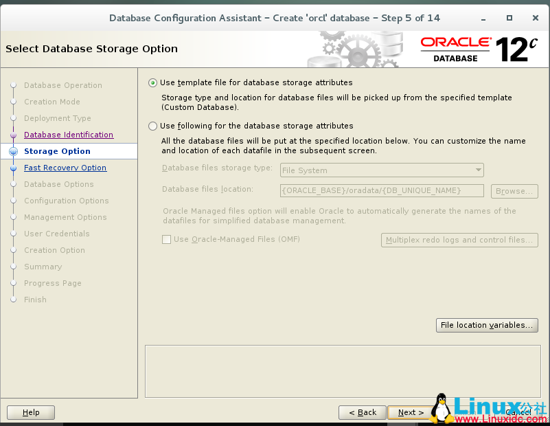 CentOS 7 安装 Oracle 12c 图文详解
