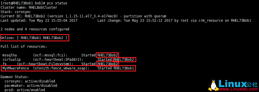 RHEL Pacemaker 中配置 STONITH