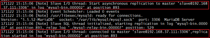 MySQL 主从架构的实现 MySQL 主从架构的实现