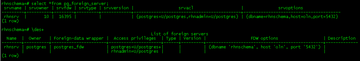 PostgreSQL 之 Foreign Data Wrappers 使用指南