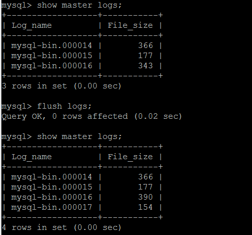 MySQL 二进制日志(binary log)总结 MySQL 二进制日志(binary log)总结