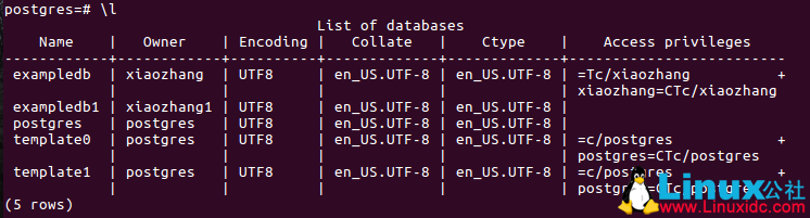 Ubuntu 下 PostgreSQL 安装和配置