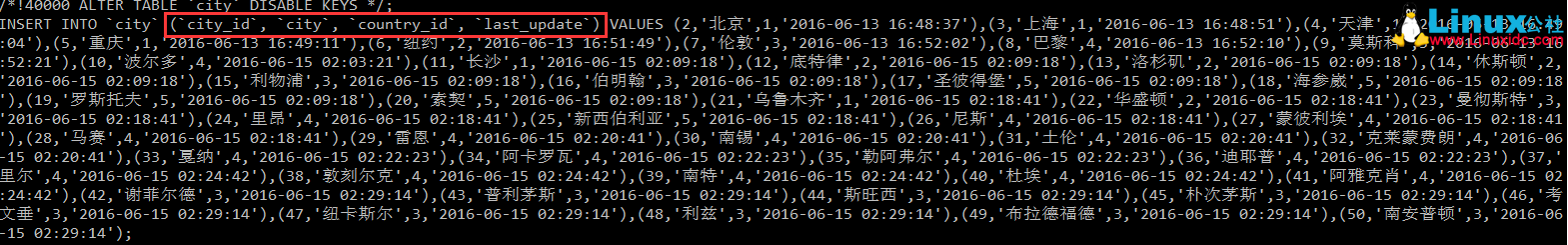 使用 mysqldump 导出数据库 (表)