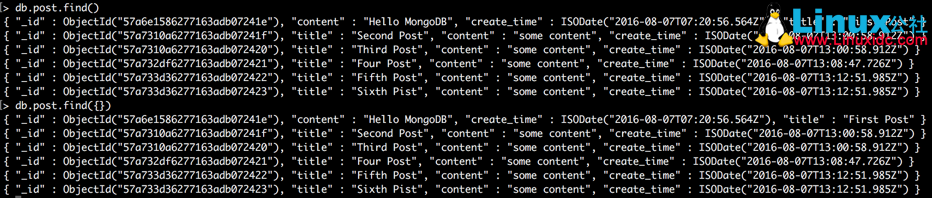 MongoDB 的 CRUD 操作简析 MongoDB 的 CRUD 操作简析