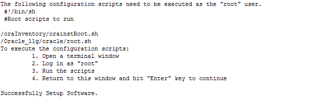 RedHat6.5 下使用应答文件安装 Oracle 11g 数据库