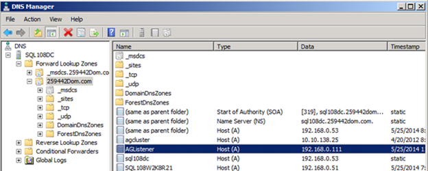 AlwaysOn Group Listener
