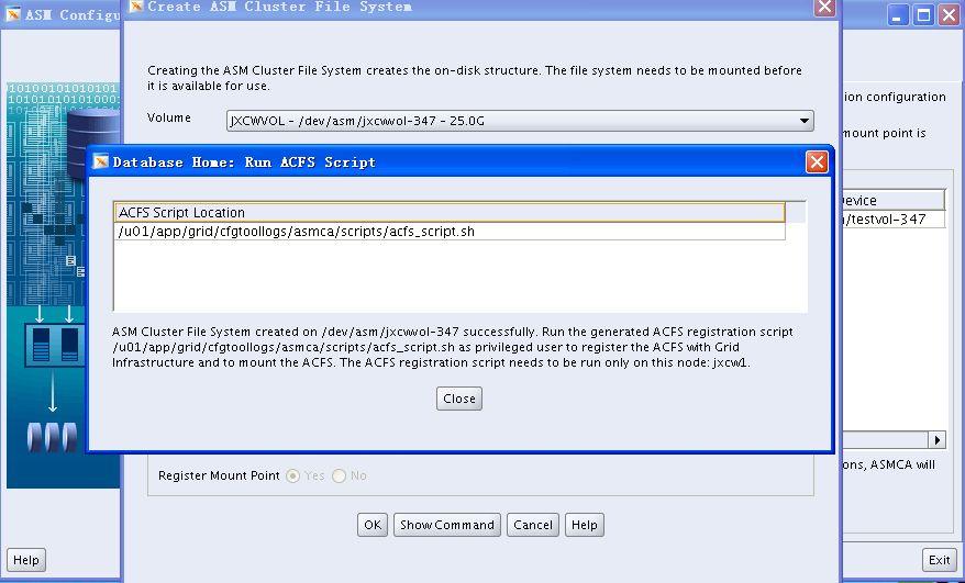 OEL6.5_X86 平台部署 Oracle 11gR2 RAC 并配置 ACFS