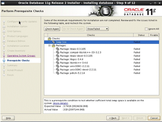 Oracle Linux 7.3 下 Oracle 11g 数据库安装