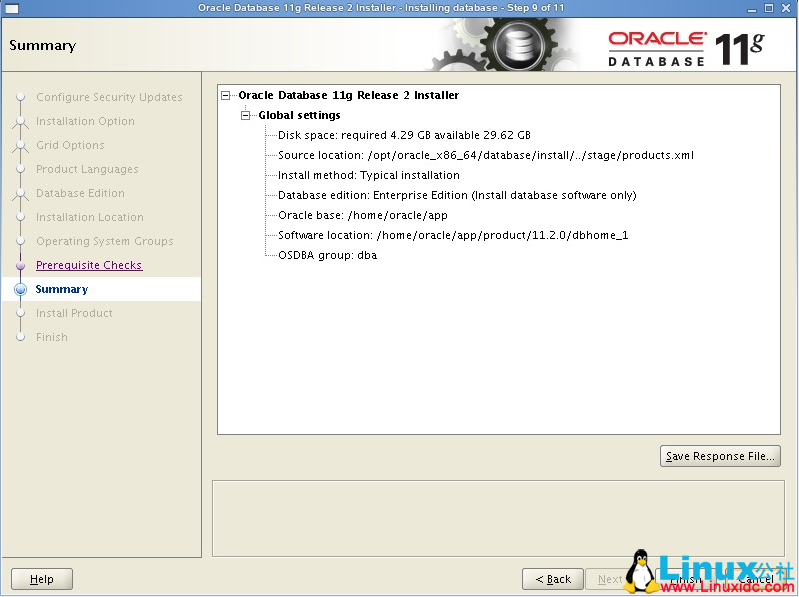 Linux 安装 Oracle 11g R2 Linux 安装 Oracle 11g R2