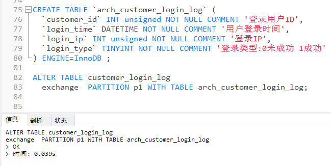 MySQL 分区表使用方法