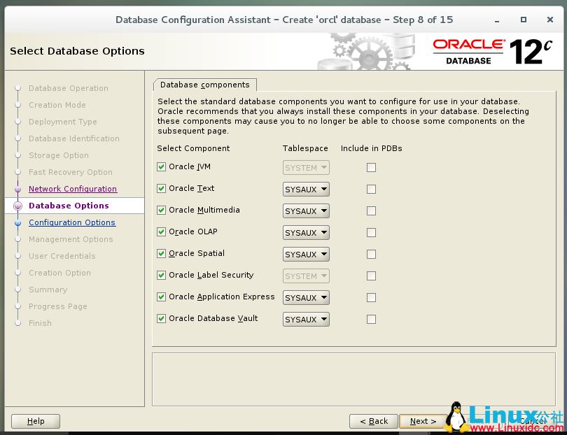 CentOS 7 安装 Oracle 12c 图文详解