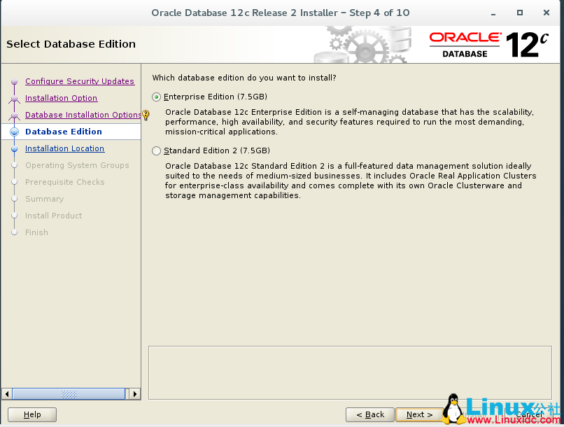 CentOS 7 安装 Oracle 12c 图文详解