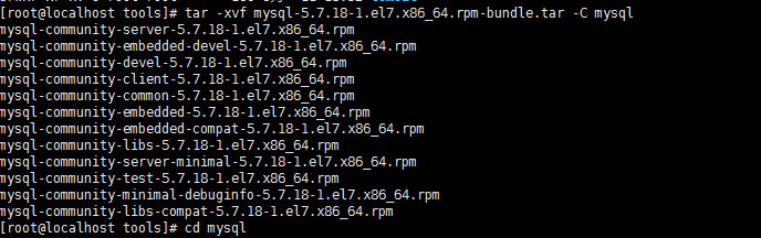CentOS 7.3.1611 下 rpm 方式安装 MySQL 5.7.18 教程