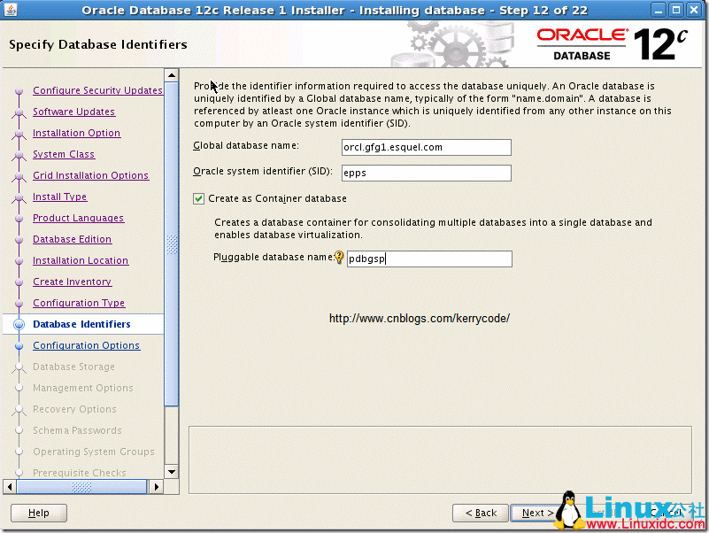Linux 系统安装 Oracle Database 12c 图文详解教程