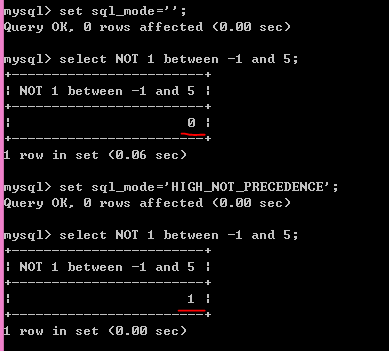 MySQL 学习笔记—SQL 服务器模式汇总