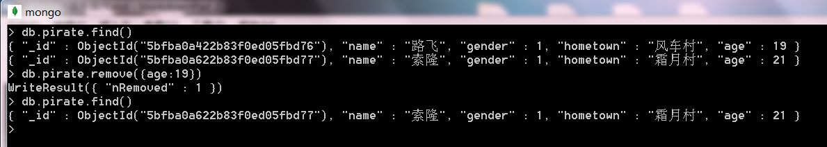 Windows 下 MongoDB 基本操作详解