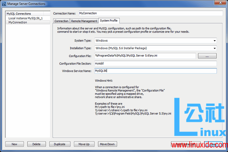 MySQL WorkBench 修改 MySQL 配置注意事项