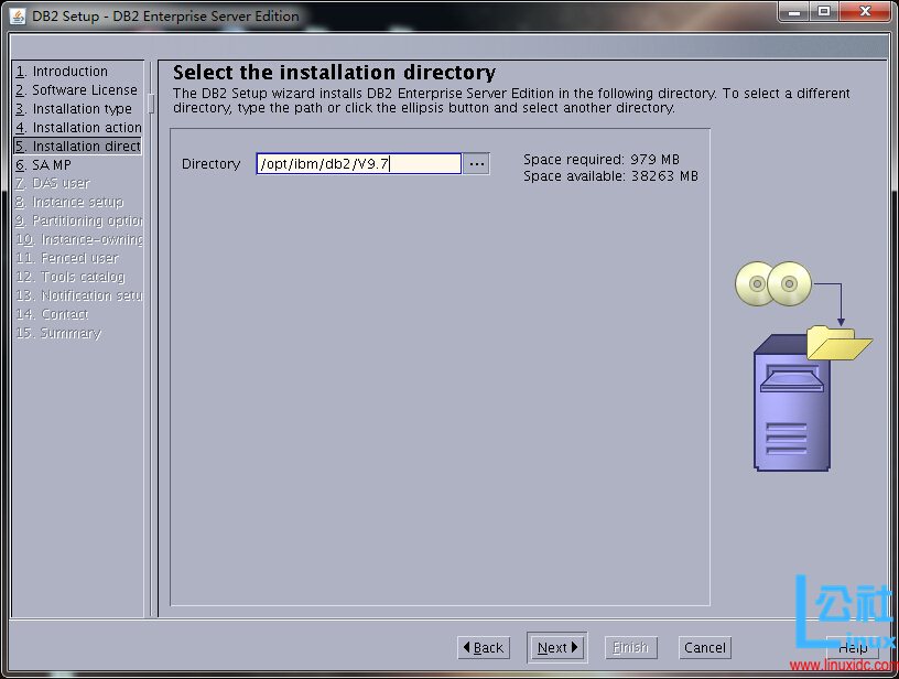 RHEL5 下安装 DB2 V9.7 数据库