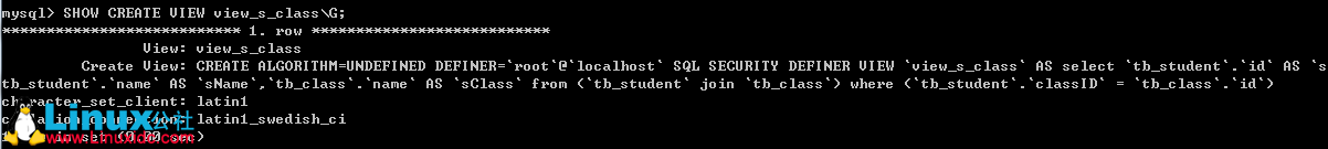 MySQL 视图的基本操作 MySQL 视图的基本操作