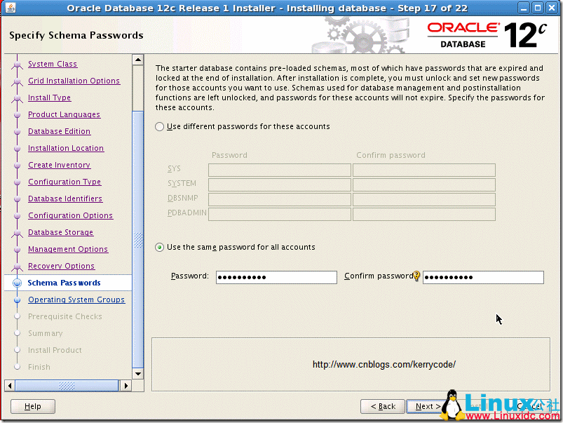 Linux 系统安装 Oracle Database 12c 图文详解教程