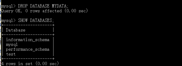 MySQL 基础操作之对数据库和表的增删改查