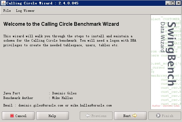 压力测试工具 Swingbench 使用方法图解