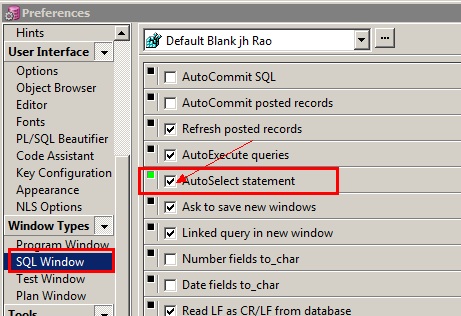 PL/SQL Developer 使用技巧分享