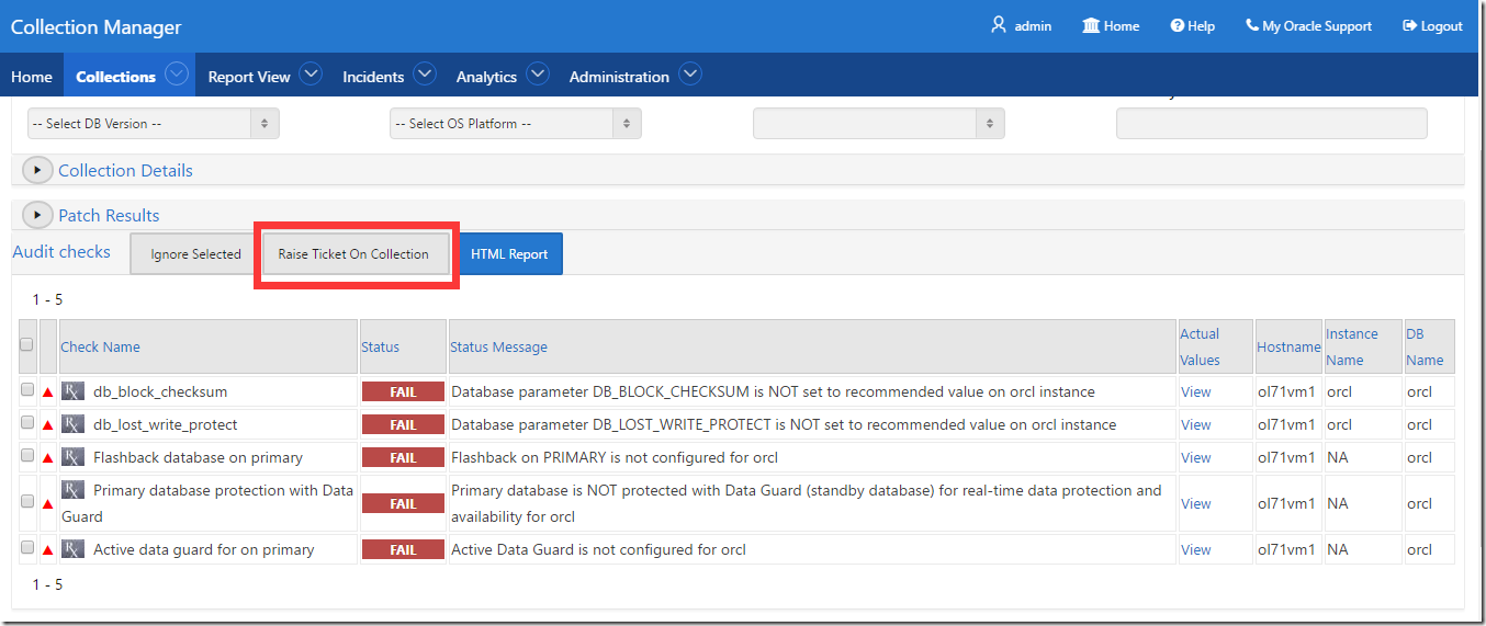 使用 Oracle 官方巡检工具 ORAchk 巡检数据库