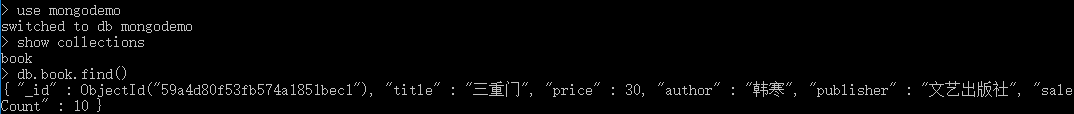 MongoDB.Driver 2.4 以上版本 在.NET 中的基本操作
