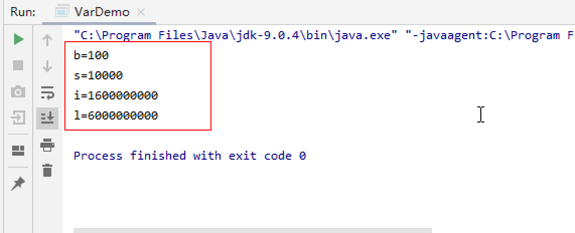 变量的数据类型