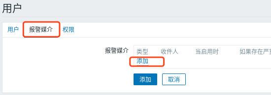 Zabbix 用户管理