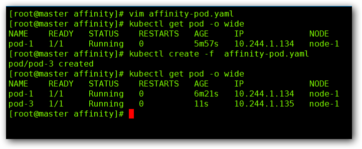 Kubernetes 节点与 Pod 亲和性