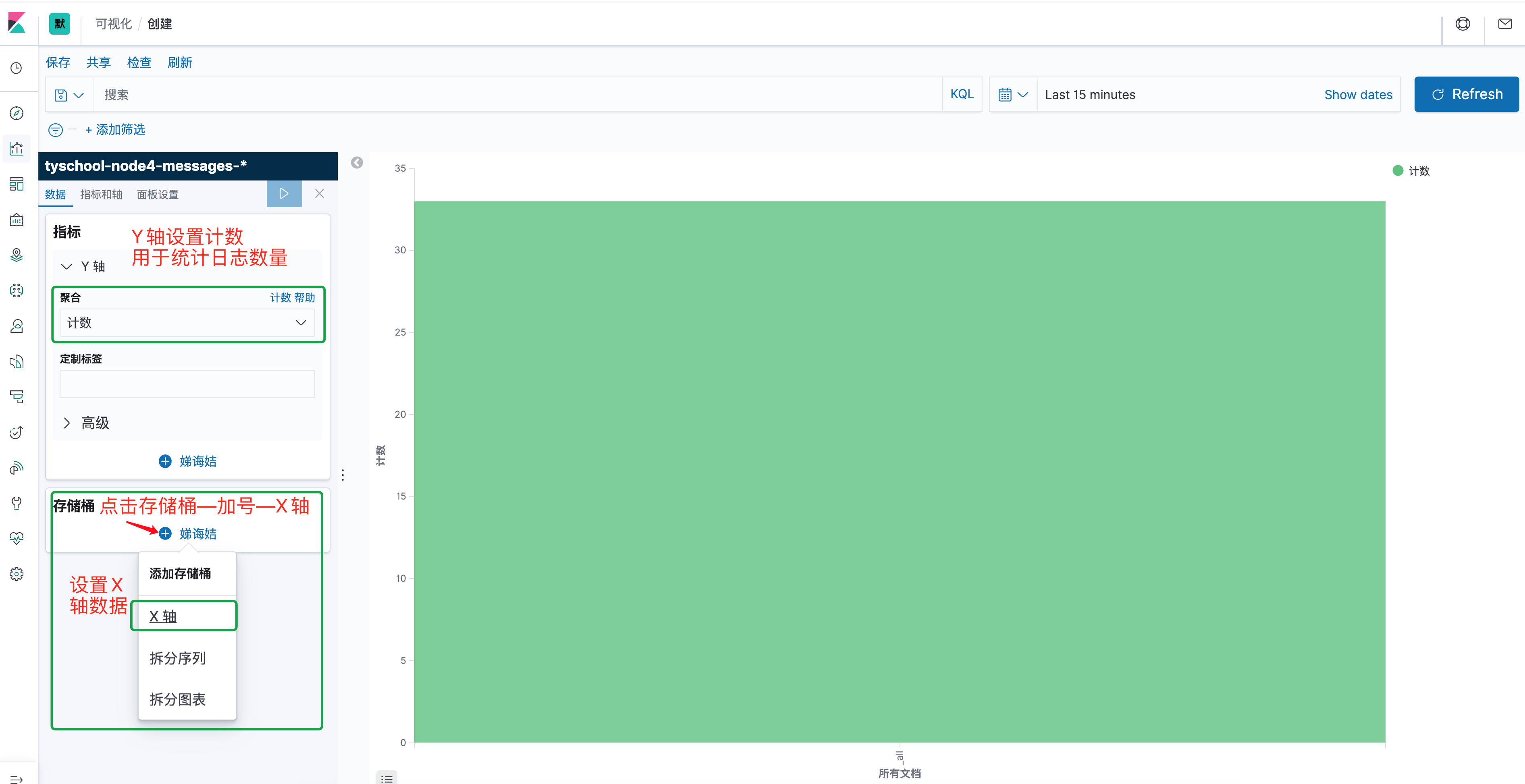 ELK-kibana 数据展示