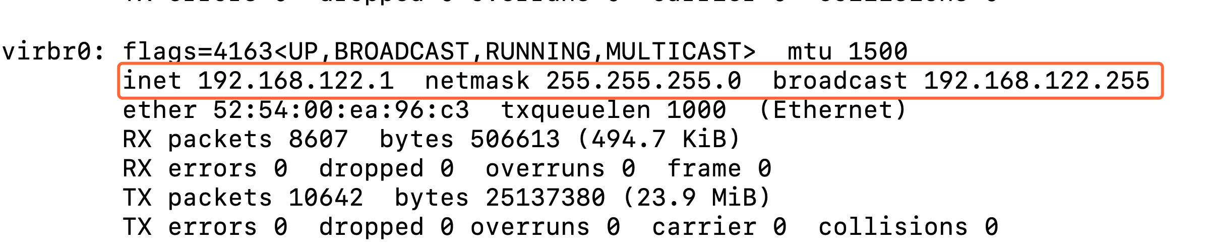 KVM 虚拟机网络设置