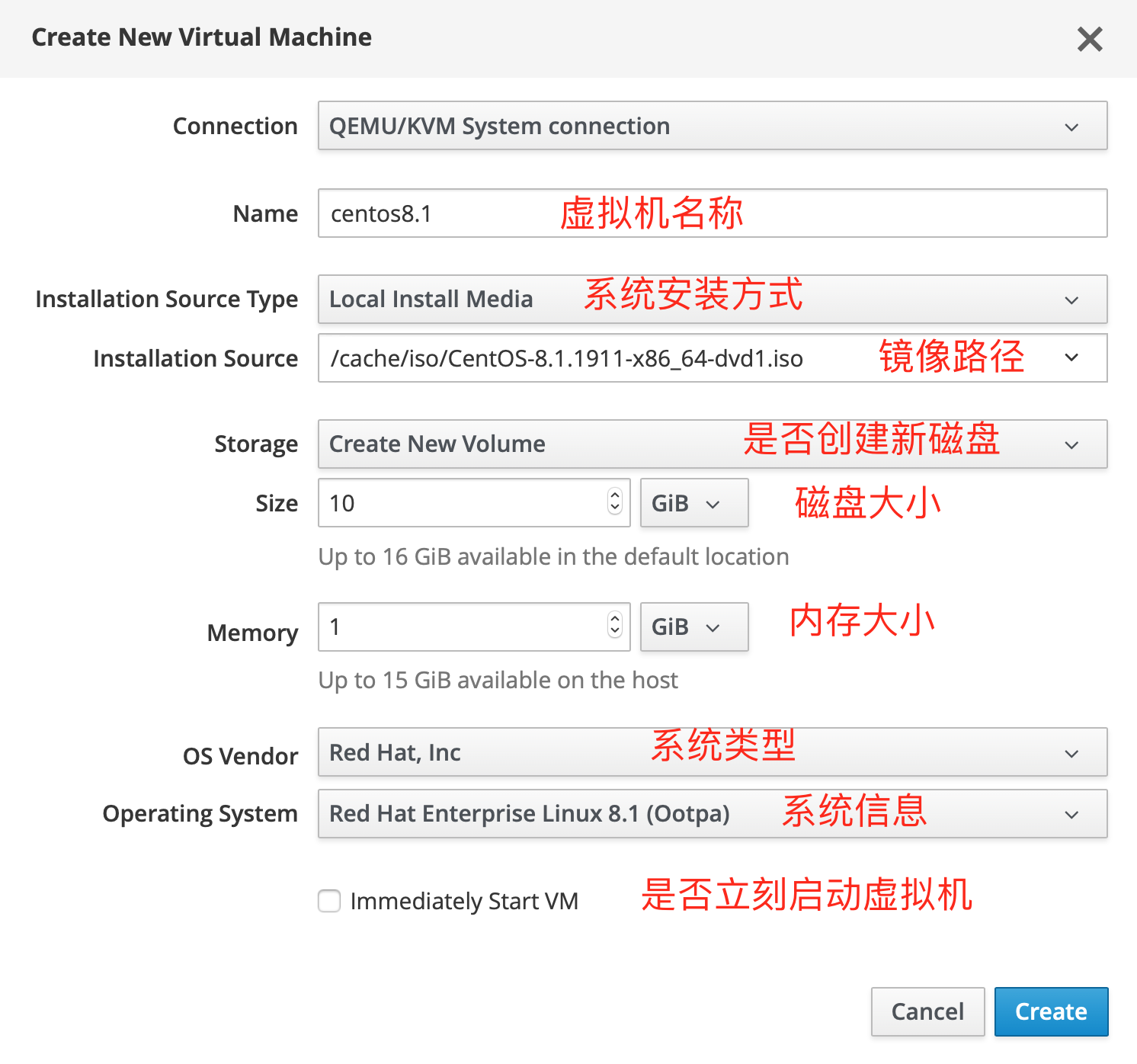 KVM 应用 - 创建虚拟机