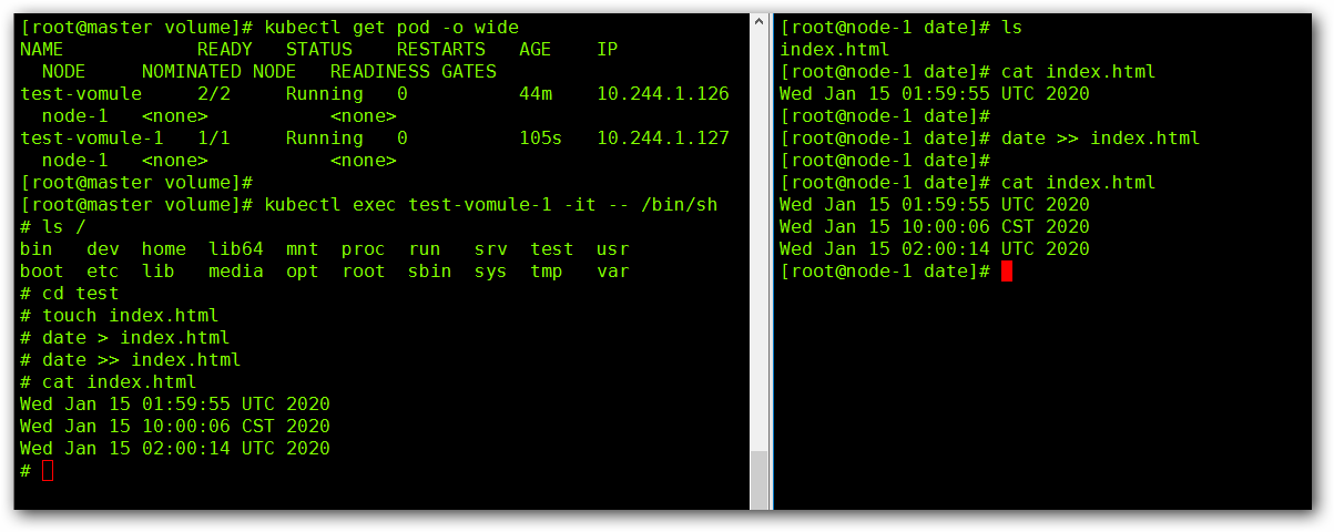 Pod 的存储之 volume