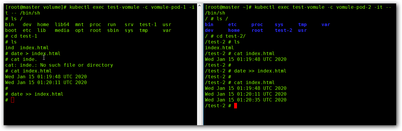 Pod 的存储之 volume