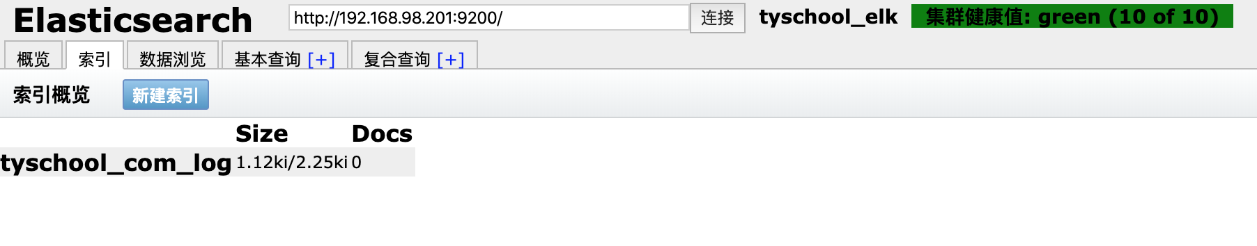 ELK 数据管理工具 ES-Head 应用 ELK 数据管理工具 ES-Head 应用