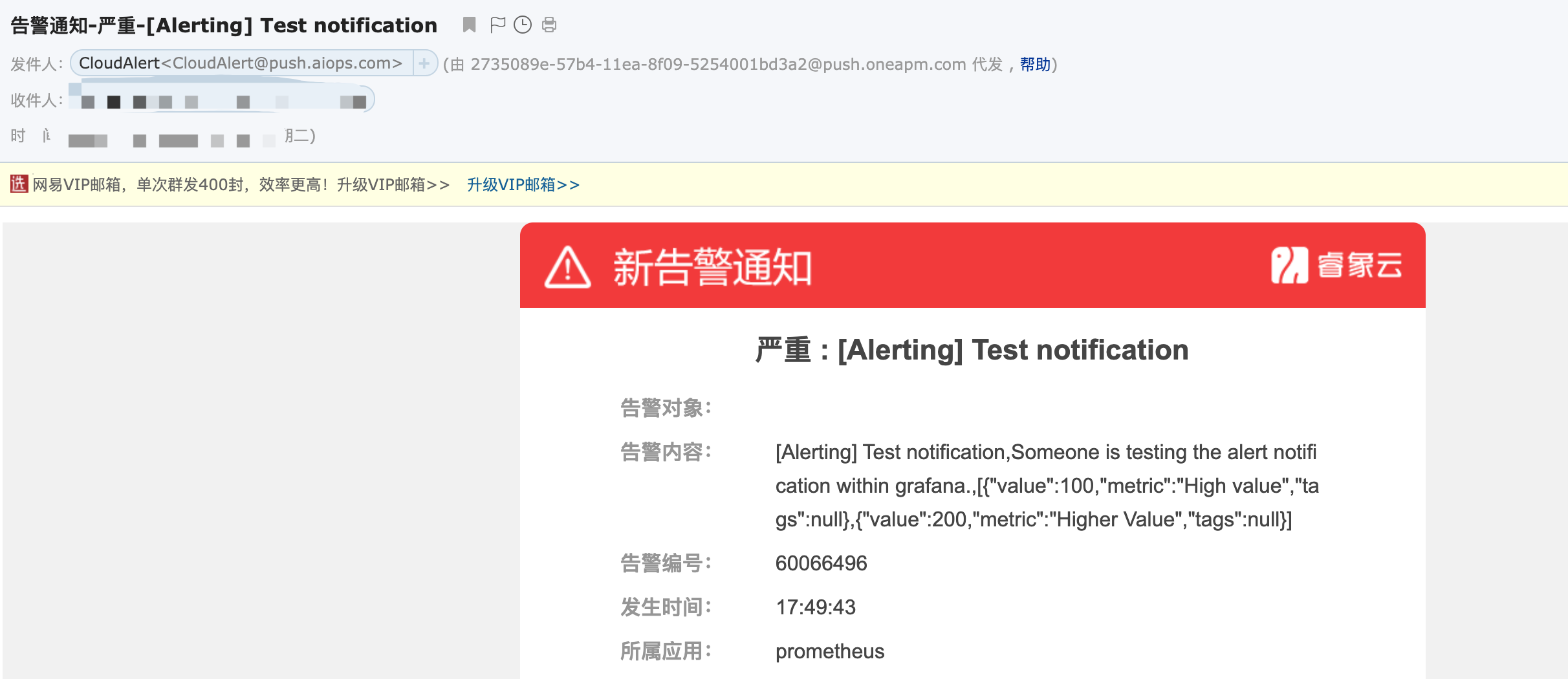 Grafana 报警 Grafana 报警