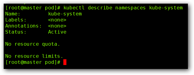 Pod 的 NameSpace