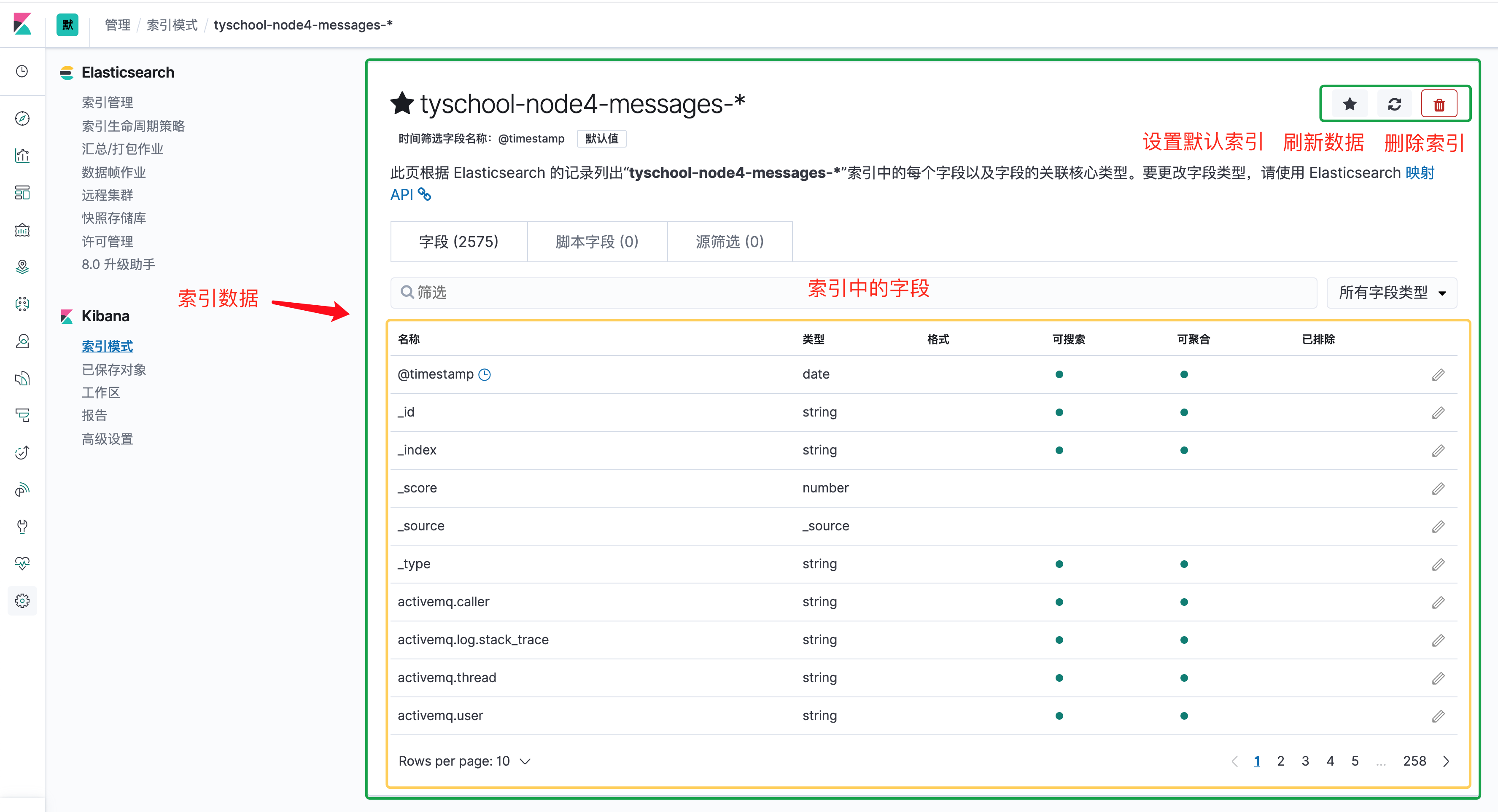 ELK-kibana 数据展示