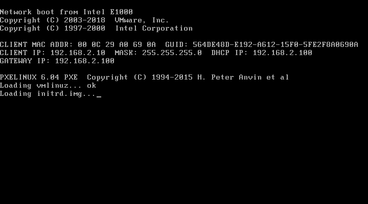 部署 linux 网络安装服务器 部署 linux 网络安装服务器