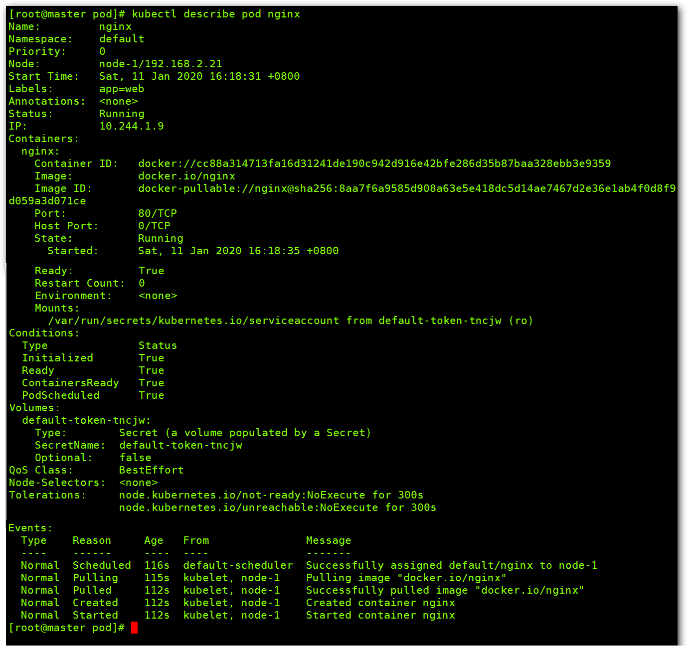 Kebetnetes 命令行工具 kubectl