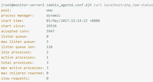 运用 zabbix 监控 nginx 和 php-fpm 功能