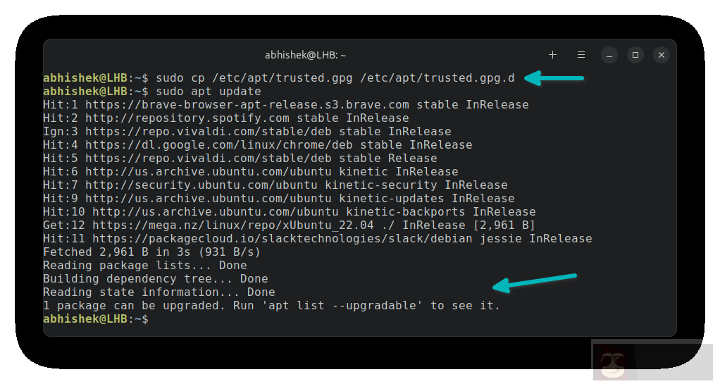 修复 Ubuntu 中的“Key is stored in legacy trusted.gpg keyring”问题 修复 Ubuntu 中的“Key is stored in legacy trusted.gpg keyring”问题