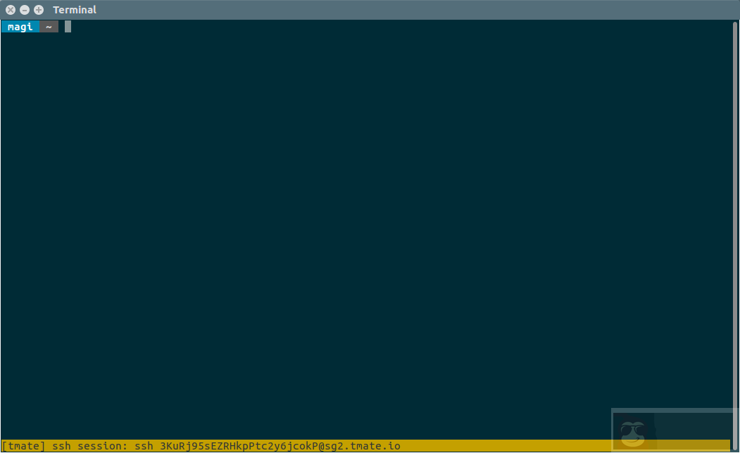 快速终端会话分享工具:tmate 快速终端会话分享工具:tmate