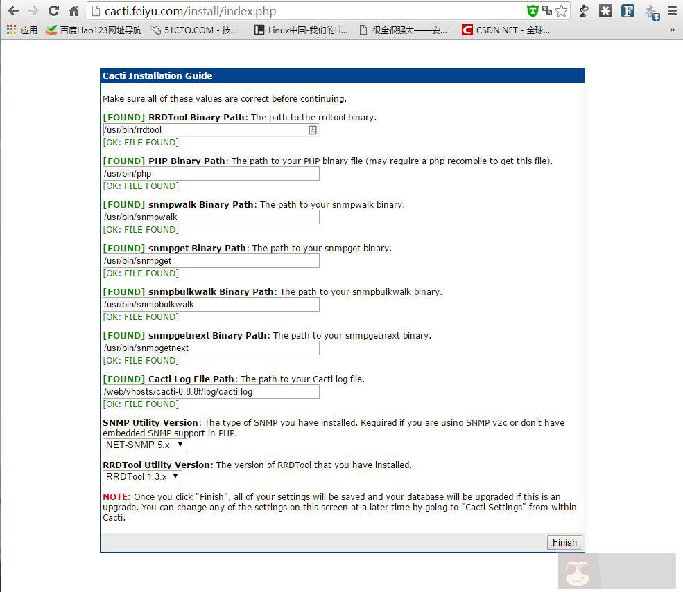cacti 安装与配置 cacti 安装与配置